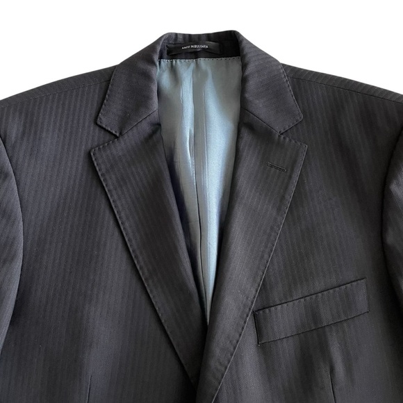 Hugo Boss Blazer Men’s 38S Pasolini Movie Navy Blue 100 Virgin Wool Classic Fit - Picture 3 of 13